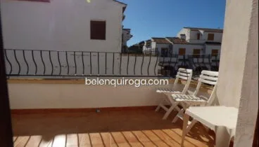 Terraza en un bungalow en venta en Jávea – Inmobiliaria Belen Quiroga