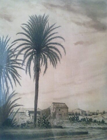 Paisaje – André Lambert (Foto: https://esthisart.blogspot.com/ Blog de Estudios Valencianos Histórico-Artísticos)