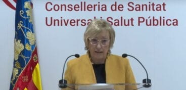 Ana Barceló, consellera de Sanidad
