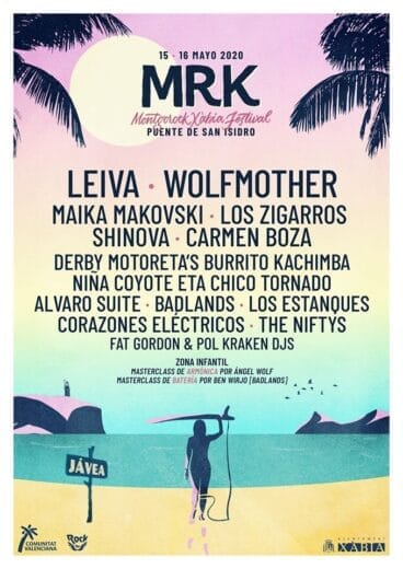 Cartel completo Montgorock Xàbia Festival 2020