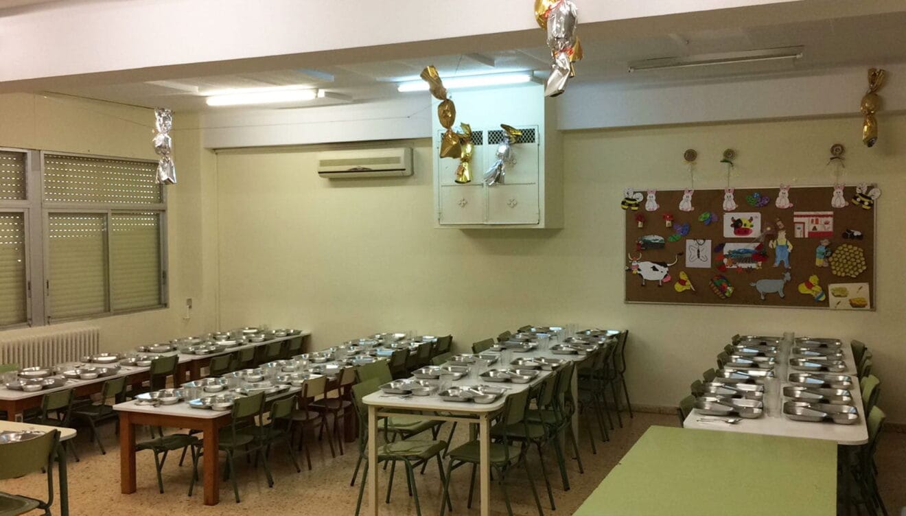 Comedor del CEIP Trenc d'Alba de Jávea