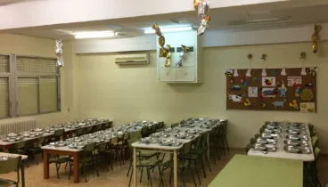 Comedor del CEIP Trenc d’Alba de Jávea