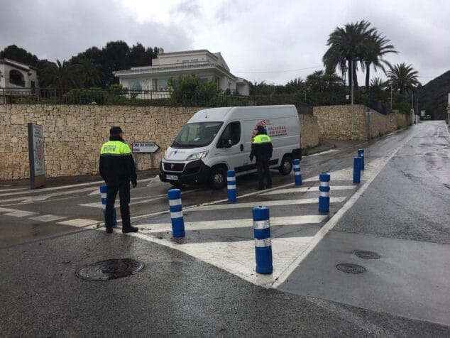 Imagen: Control de la Policía Local