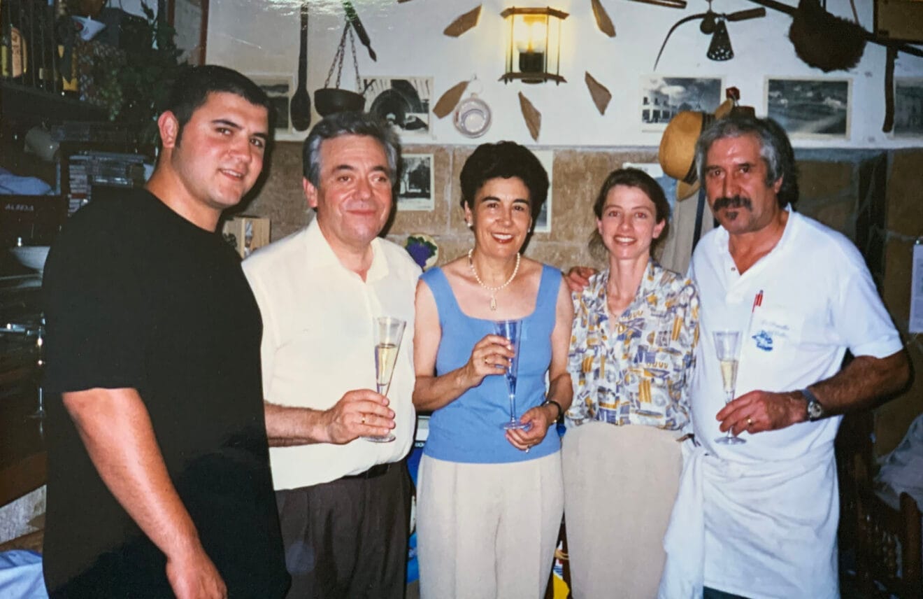 José Bellés en una cata de su restaurante