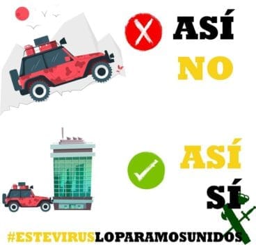 No salir de casa a excepción de una urgencia
