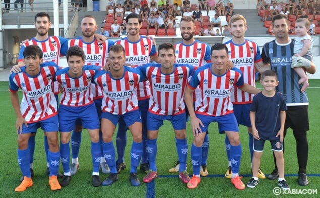 Imagen: Once del CD Jávea en esta temporada