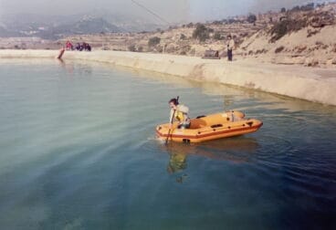 Pepe Bellés en las pruebas del Camel Trophy