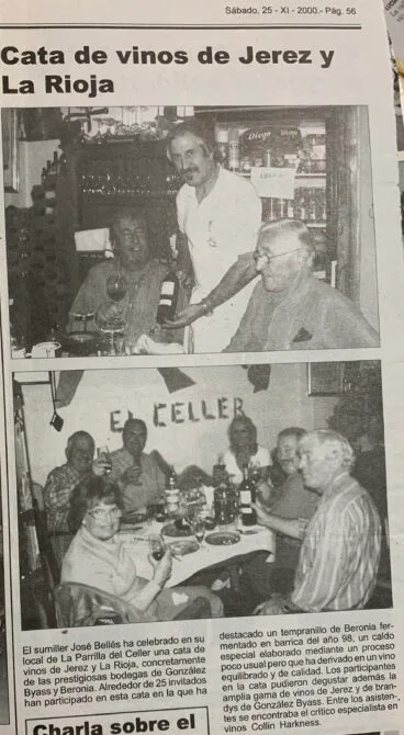 Publicación de la Cata realizada en el año 2000