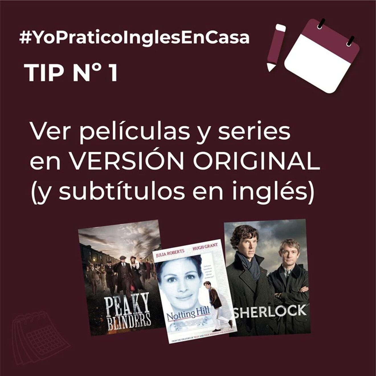 Trucos para invertir el tiempo es una de las opciones de publicación de The English Institute