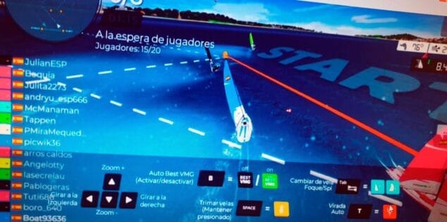 Imagen: Regatas virtuales del CN Jávea