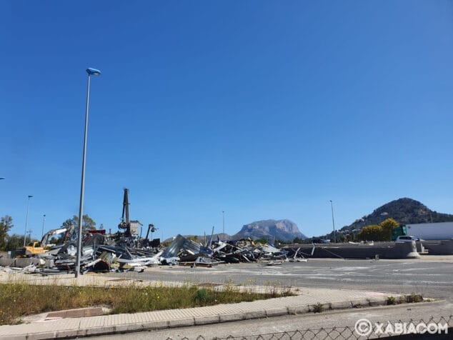 Imagen: Restos del peaje de Ondara