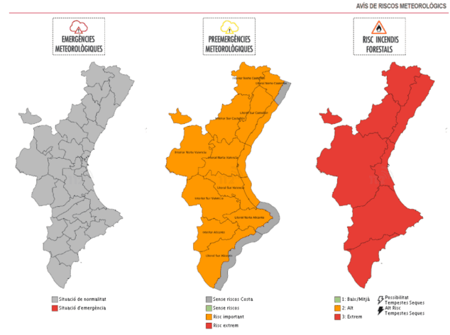 Imagen: Riesgo de emergencias