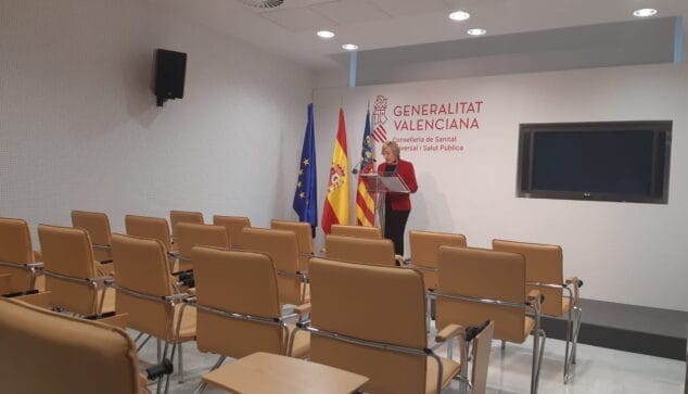 Imagen: Rueda de prensa de Ana Barceló