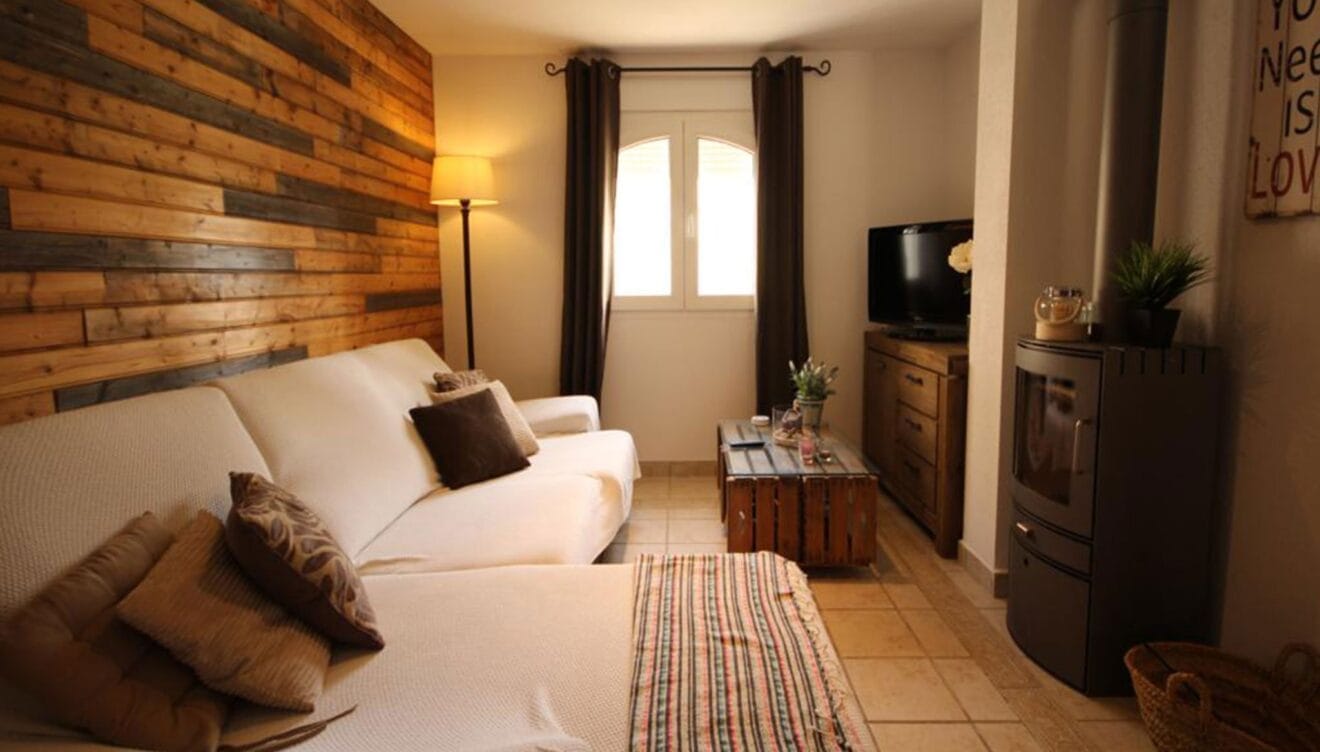 Vista del salón en un adosado en venta en Jávea - Atina Inmobiliaria