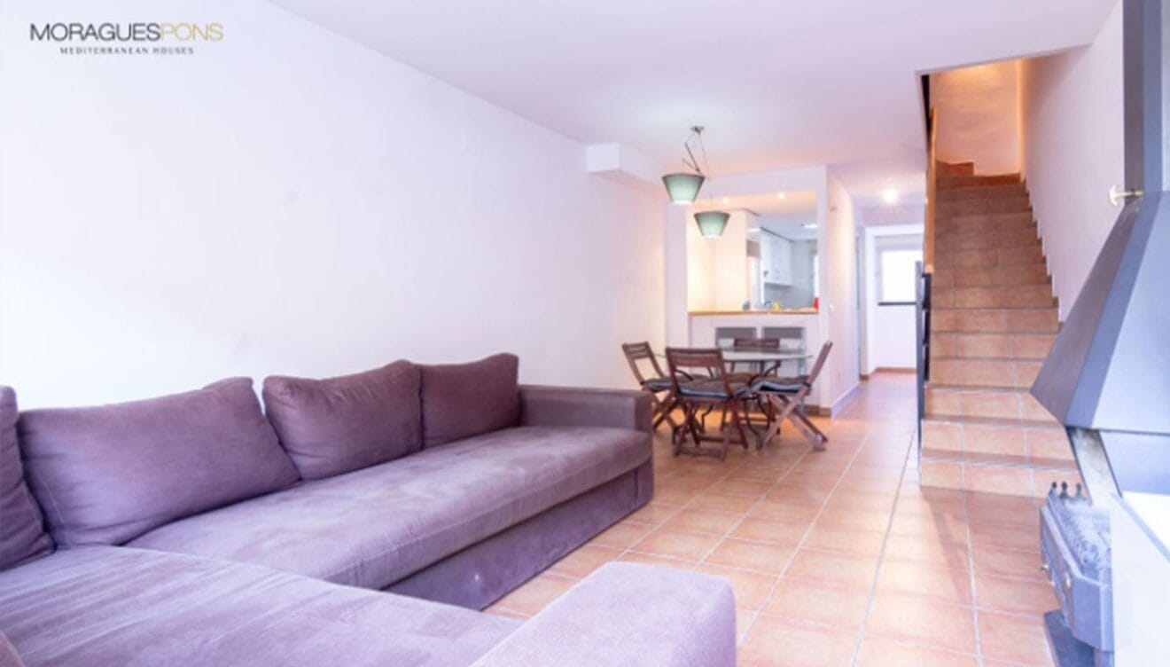 Salón de un adosado en venta en Jávea - MORAGUESPONS Mediterranean Houses