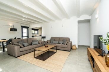 Salón en una casa de alquiler para ocho personas en Jávea – Aguila Rent a Villa