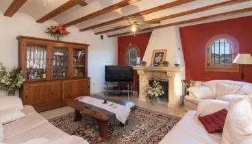 Salón de un chalet en venta en el Montgó en Jávea – Vicens Ash Properties