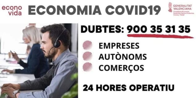 Imagen: Teléfono habilitado desde economía