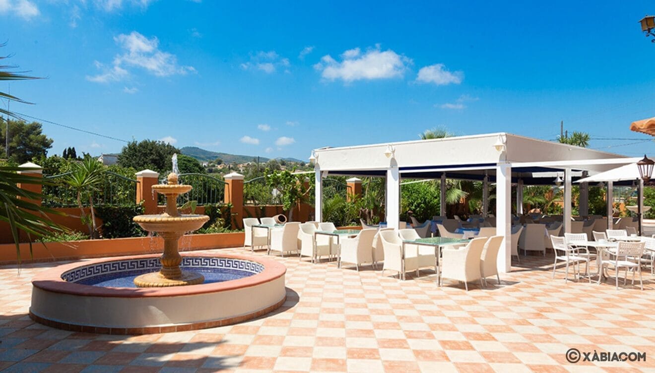 Terraza con vistas en Restaurante Canali