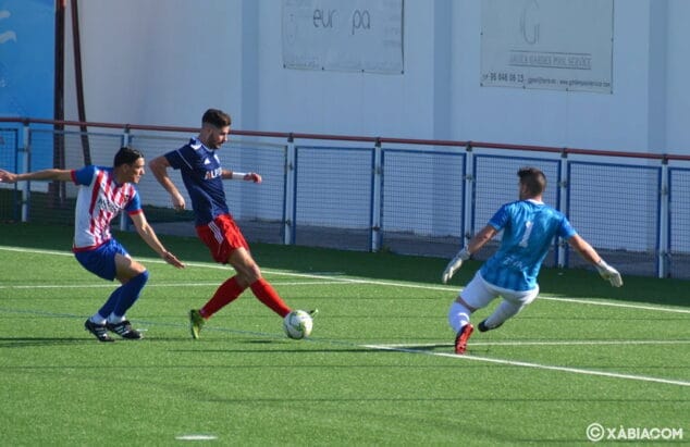 Imagen: Un partido del CD Jávea