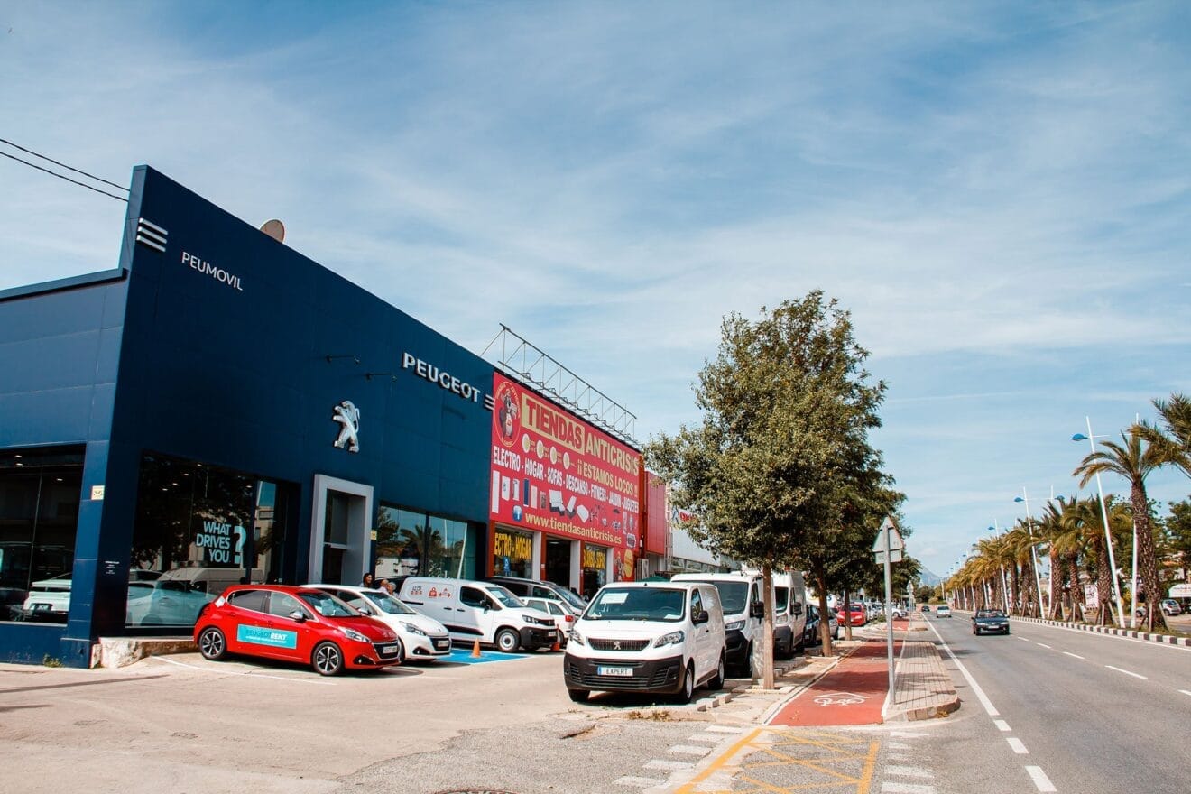 Vista exterior de Peumóvil en Dénia