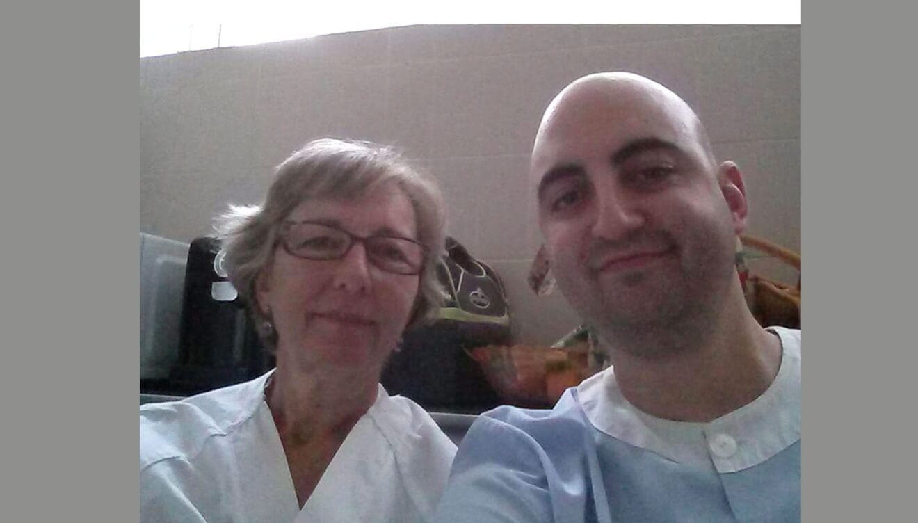 Toñi López y Alberto Lozano, sanitarios