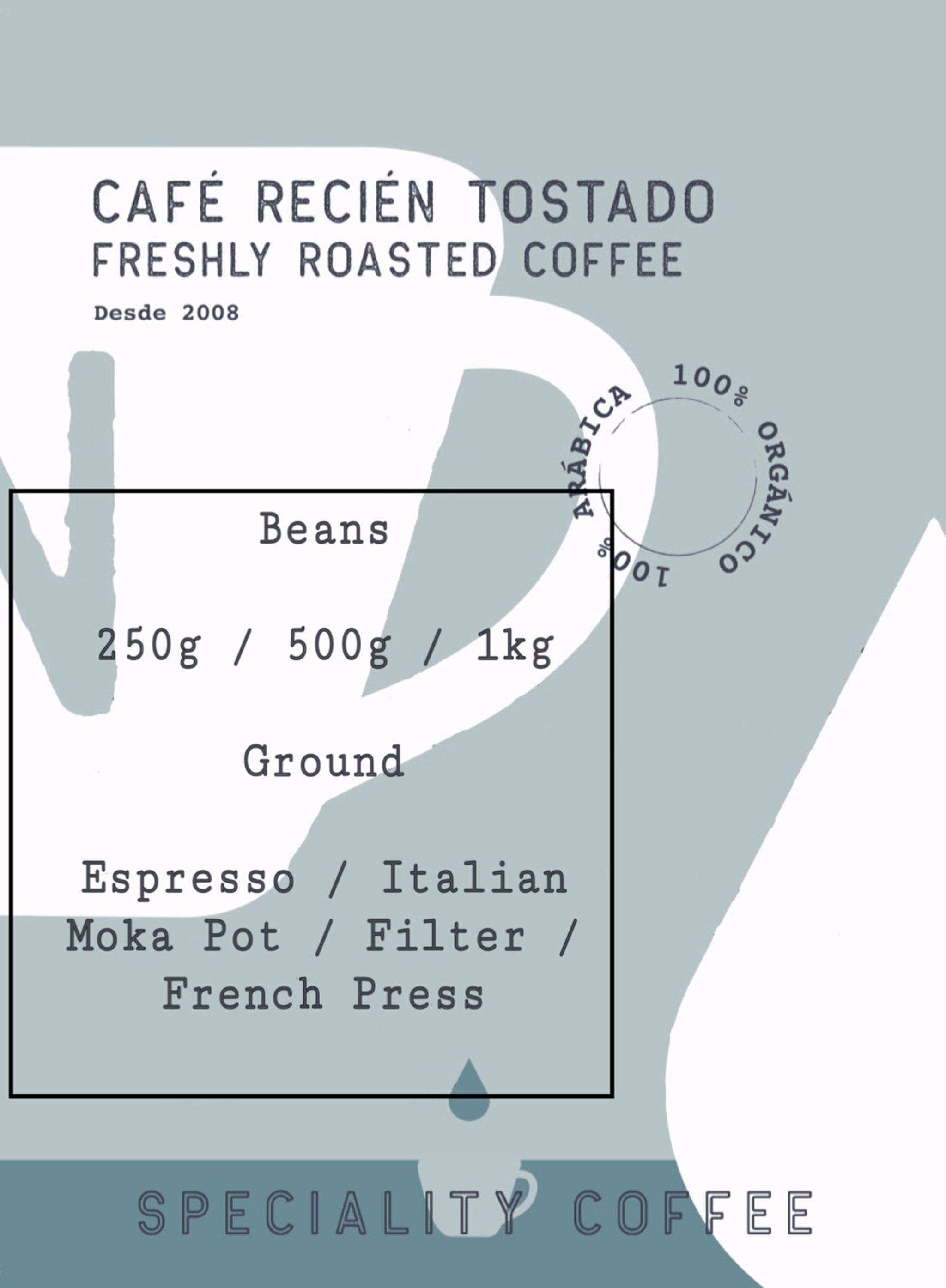 Blend de café en grano o molido (espresso, filtro, cafetera italiana y prensa francés) – Nostro Café Costa