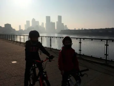 Recorrido en bici al colegio
