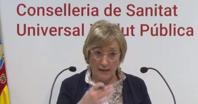 Imagen: Consellera de Sanidad, Ana Barceló