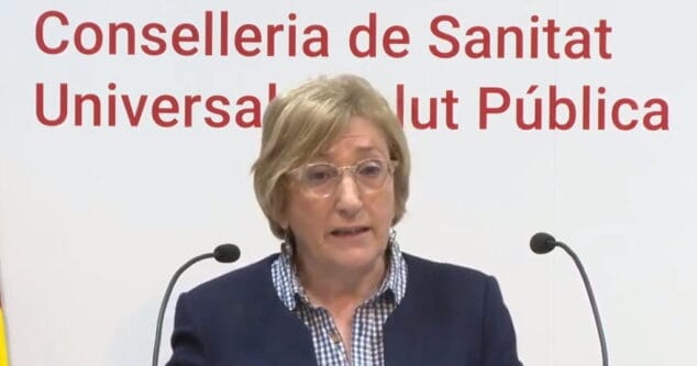 Imagen: Consellera de Sanidad, Ana Barceló
