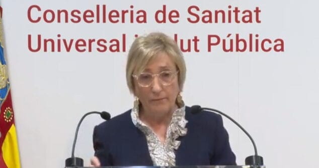 Imagen: Consellera de Sanidad, Ana Barceló