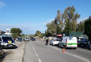 Control de la Policía Local en la entrada a Xàbia por Jesús Pobre