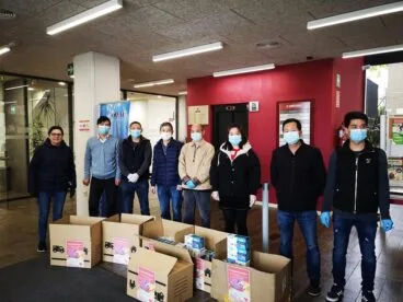 Donación empresarios chinos de Xàbia