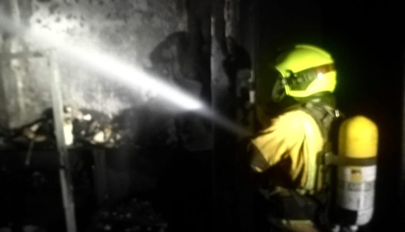 Incendio en Gata