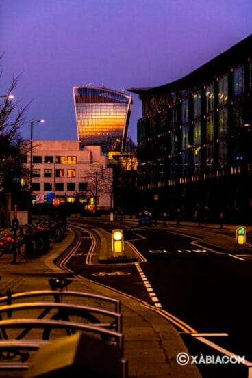 Centro de Londres vacío
