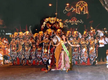 Miriam Monfort durante el desfile
