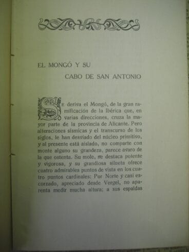 Página 23 del Libro Costas y Paisajes de la Marina de Alicante