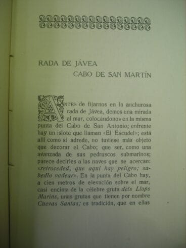 Página 35 del Libro Costas y Paisajes de la Marina de Alicante