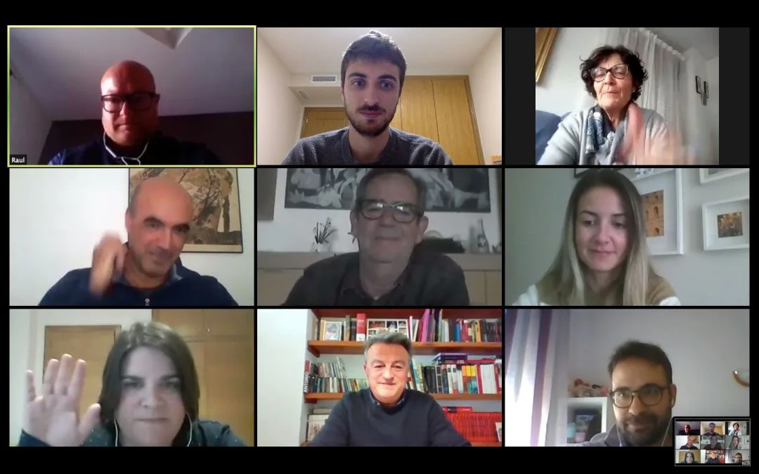 Reunión de representantes de empresarios de Xàbia con el alcalde