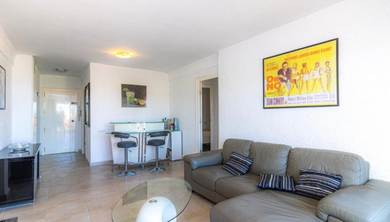 Vista del salón de un apartamento en venta en Jávea - Vicens Ash Properties