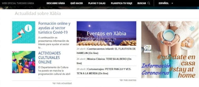 Imagen: Web Turismo Xàbia