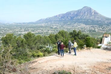 Realización de un cortafuegos en la zona de Capsades- Rebaldí