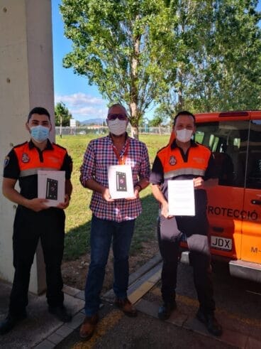 Entrega de tablets en el Hospital de Dénia