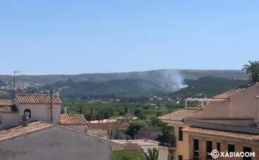 Incendio en Xàbia