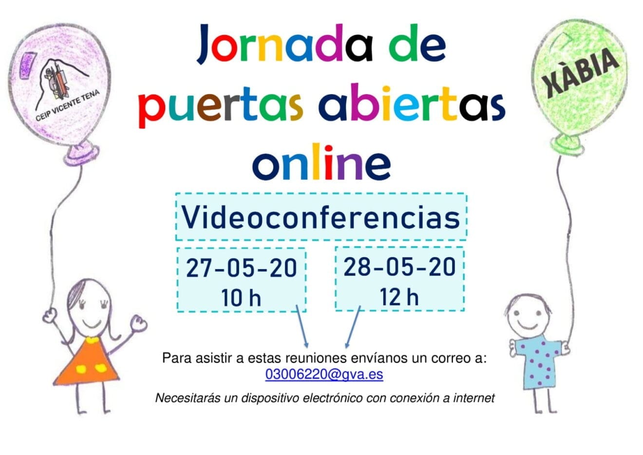 Jornada de puertas abiertas abiertas del CEIP Vicente tena