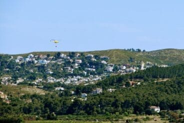 Medio aéreo en las labores de extinción