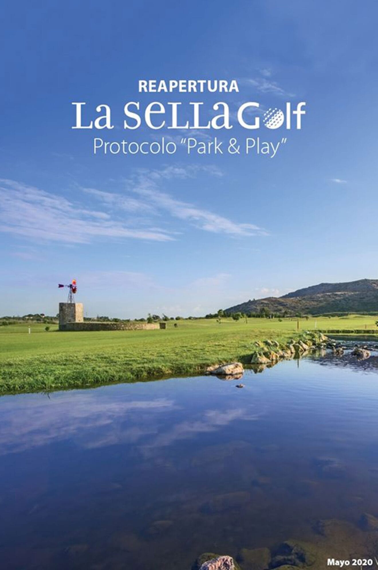 Imagen del protocolo elaborado por La Sella Golf para el uso de sus instalaciones