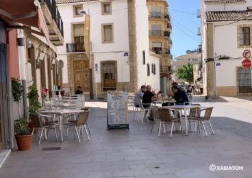 Terraza de El Raconet en Xàbia