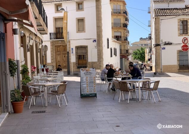Imagen: Terraza de El Raconet en Xàbia