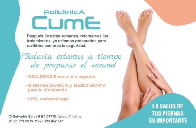 Imagen: Tratamientos para la salud de tus piernas - Policlínica CUME